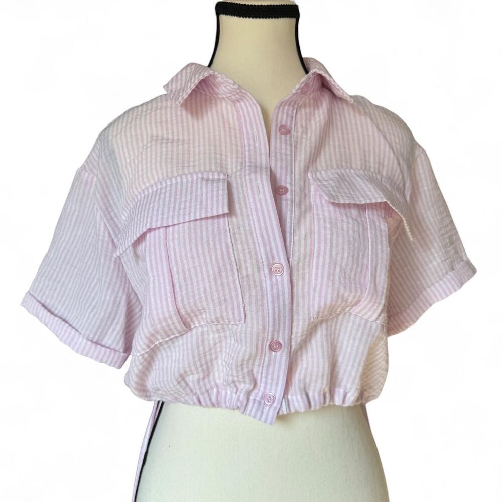 Unbranded Women's Pink Crop-top
